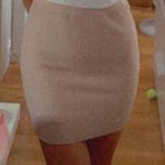 Tan Brown Ribbed Skirt Size 2 plus Photo 1