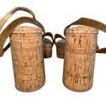 Bibi Lou Women's Brown Suede & Cork Strappy Platform Heel Sandals EU37/ US7 NWOT Size 7 Photo 4