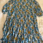 Dakota Blue Floral Long Sleeve Dress Size XL Photo 1