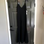 Lulus nwt black mermaid scoop back maxi dress Infinite Glory size small Photo 1