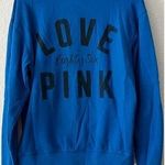 PINK - Victoria's Secret Victoria’s Secret PINK Royal Blue Love Pink Eighty Six Quarter Zip Sweater XS Photo 1
