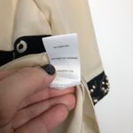 Nanette Lepore Beaded Silk Blouse HAS STAIN Small Photo 6