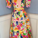 CeliaB Dixie Floral Midi Dress Sz L Pink Size L Photo 0