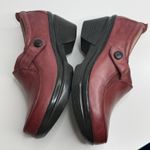 Sanita Professional Women's Cherry Leather Mules Shoes Clogs Size 38 (7) Red Photo 9