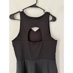 NWOT Freely Dress Black Athletic Pullover Ribbed Open Back Midi Dress Medium Photo 9