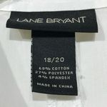 Lane Bryant ‎ White Snap Button Down Top 18/20 Photo 2