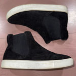 Target  Size 8 Black Suede Sneakers Photo 0
