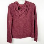 Vans Maroon Long Sleeves Kangaroo Pocket Drawstring Hoodie Sweatshirt, Small Photo 1