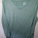 Tek Gear  Dry Tek womens‎ large green long sleeve Photo 0