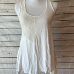 Robin K Chic Ivory Lace Women's Tank Top Size Medium White Photo 0