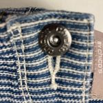 Chico's CHICO’S Fabulously Slimming Women’s Blue & White Striped Ankle Jeans Size 0 US S Photo 2