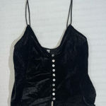 Intimately Free People Womens Velvet Grunge Whimsigoth Top Size XS Black Vamp Photo 0