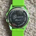 Geneva women’s vintage green/silver crystal adjustable‎ bracelet watch one size Green Photo 4