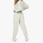 We Wore What NWT  High Rise Relaxed Slim Leg Fleece Joggers Pockets S Grey #3976 Photo 4