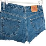 Levi's Levi’s 517 Cutoff Denim High Waisted Jean Shorts Size 36 Blue Distressed Raw Hem Photo 9