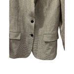 Paul & Joe Wool Houndstooth Size 36 Women's Blazer Suit Lined Business Black Photo 4