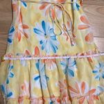 Too chic yellow floral tiered dress xs Yellow Photo 5