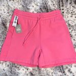 Aritzia TNA Cozy Fleece Boyfriend 5” Sweatshort Cosmo Pink S Photo 0