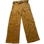 Hudson Jeans HUDSON (Anthropologie) Tie Waist Wide Leg Trouser in Desert Sand, Sz 32 Photo 3