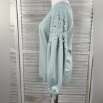 INC  (International Concepts) Crewneck Sweater w Pearls Sage Green-Large Photo 1
