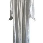 Le Voys Size xs Vintage White Long CHiffon Robe Peignoir Lingerie Nightgown Photo 0