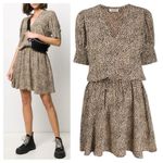 Zadig & Voltaire ZADIG & VOLTAIRE Womens SMALL Russel Print Leo Dress Leopard Cheetah Mini Dress Photo 2