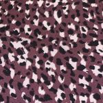 Torrid Mauve Leopard Pull-On Taper Stretch Crepe High Rise Lightweight Pant 2X Photo 9