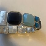 Vera Bradley  colorful gem stretch Bracelet in ink blue Photo 1