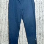 Soft Surroundings Metro Legging Pants Women's Large Tall Blue Pull On Snap Ankle Photo 0