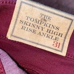 Ralph Lauren Polo jeans red plum color NEW high rise stretch Tompkins Photo 7