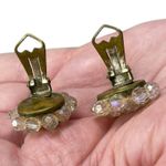 Vintage Signed Italy AB Aurora Borealis Clip On Earrings Multiple Photo 6