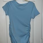 Isabel Maternity Short sleeve Light Blue NWT T-Shirt Maternity Dress  Size Small Photo 3