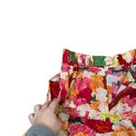 Vintage 80s KENZO Colorful Floral Pleated High Photo 4