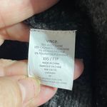 Vince  grey wool cardigan oversized chunky colorblock size XXS long two toned Photo 4