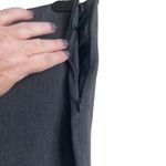 Talbots  Women Pants 12P Smokey Gray Skinny Leg‎ Side Zip Stretch Comfy Workwear Photo 5