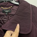 Talbots Winter Jacket Size Small Deep Plum Quilted Lightweight Coat Photo 6