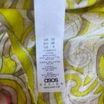 ASOS Yellow and White Backless Dress Photo 8