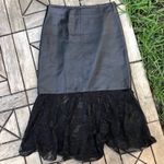 Mayara Sansana Faux Leather With Lace Pencil Skirt Size 6 Photo 0