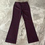Trina Turk The Willis Flare Pants Multicolor Houndstooth Print Size 0 EXCELLENT! Photo 5