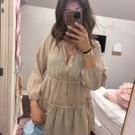 Cato tan long sleeve blouse Photo 3