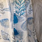Blue Island  Sea Shell Print Swim Coverup Photo 3