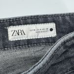 ZARA Relaxed Straight Leg Black Jeans Size 4 Photo 7