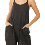 Free People Hot Shot Romper Heather Black S Photo 0