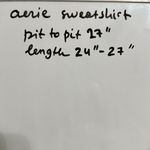 Aerie  Women’s Oversized Terry Sweatshirt Leopard Print Loungewear Cozy size S Photo 8