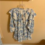 Free People Sunbaked Swing Dress in Light Pink & Blue Photo 5