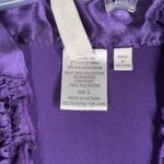 HeartSoul Shirt Juniors Large Purple Babydoll Satin Ruffle Vintage 2000s Y2K Purple Size undefined Photo 6
