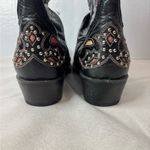 CowboyPro 8.5 Women's Leather Inlay Cutout Western Boots Black Photo 2