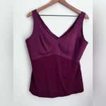 HONEYLOVE Women's Body Lift Wear Tank Top Shapewear Purple Magenta comfort 2X Photo 1