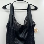 Vintage Evan Picone Black Lace Sleeveless Intimate Lingerie Slip Dress Size L Size L Photo 1