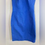 Banana Republic  Halter Bi Stretch Racer Neck Sheath Dress Blue size 8 NEW $138 Photo 4
